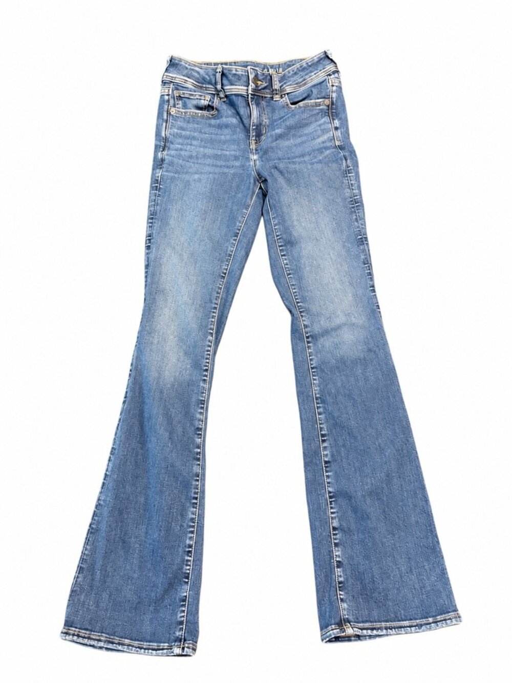 American Eagle Kick Boot Jeans Women’s 4 Regular Next Level Stretch Flare Blue